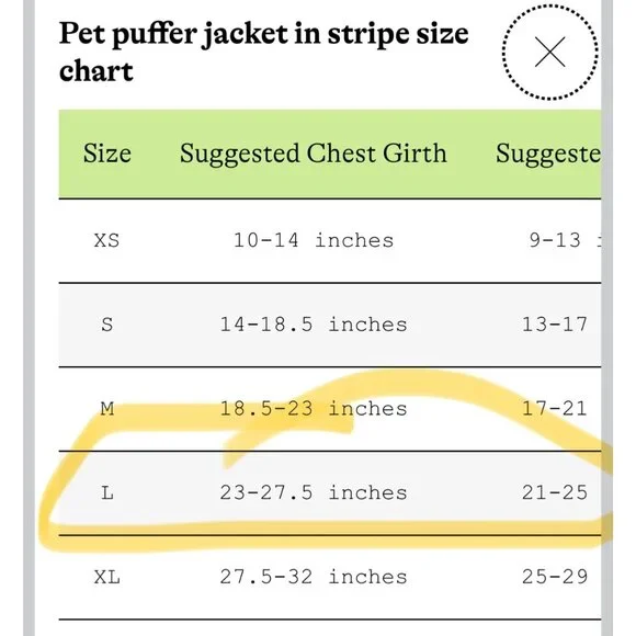 NWT Primary Pet Puffer Jacket Tangerine Size L - Picture 5 of 7